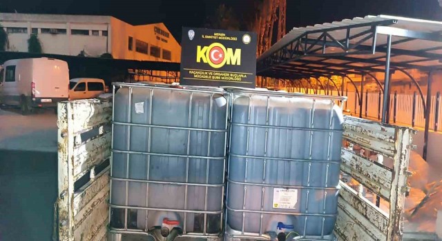 Mersinde 5 bin 450 litre kaçak akaryakıt ele geçirildi