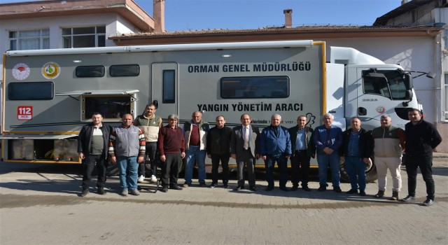 Mersinde orman yangınları artık mobil yangın yönetim aracından koordine edilecek