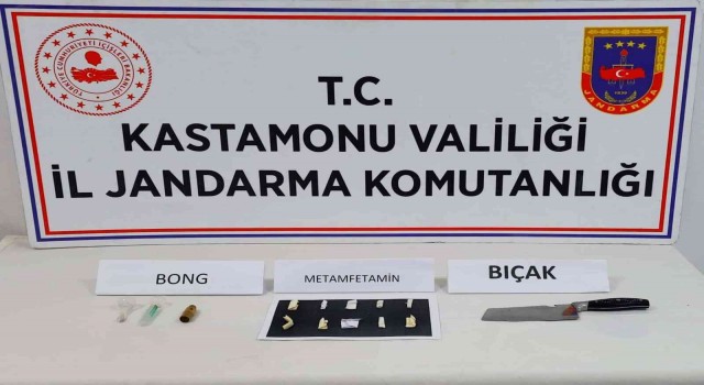 Metamfetamin ile yakalanan şahıs gözaltına alındı