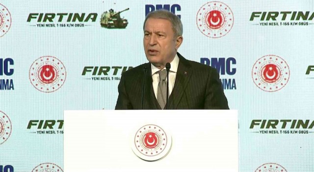 Milli Savunma Bakanı Akar: “Fırtına Obüsleri şanlı ordumuzun gücüne güç katacak”