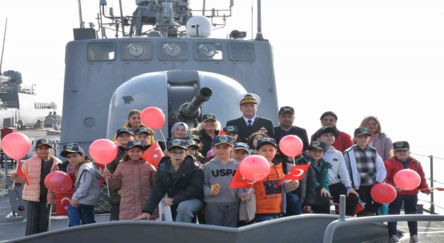 Minik Hamzanın hayalini Deniz Kuvvetleri gerçekleştirdi