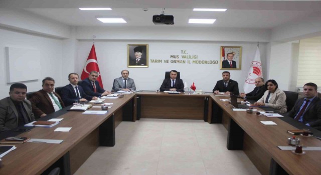 Muş tarımının koordinasyon toplantısı yapıldı