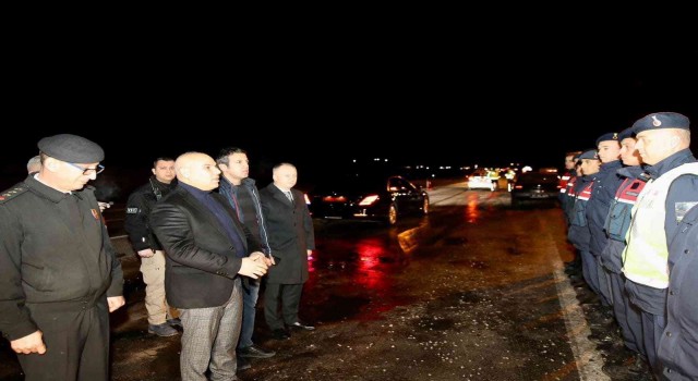 Niğde protokolünden görevlilere yılbaşı ziyareti