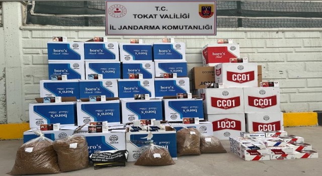 Niksarda 640 Bin adet boş makaron ele geçirildi