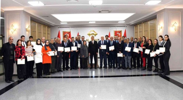 Nüfus ve Vatandaşlık Müdürlüğü personeline ‘başarı belgesi