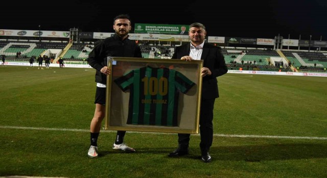 Oğuz Yılmaz, Denizlisporda 100. maçına çıktı