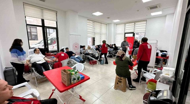 Ordu Gençlik ve Spor İl Müdürlüğünde kan bağışı kampanyası düzenlendi