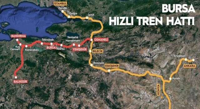 Osmaneliye YHT durağı yapılıyor