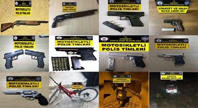 Osmaniye Asayiş Şube’nin yakaladığı 16 kişi tutuklandı