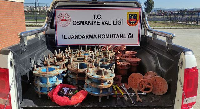 Osmaniye'de Arazi sulamasında kullanılan vanaları çaldılar