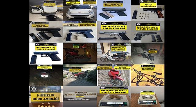 Osmaniye'de Asayiş ekiplerine takılan 14 kişi tutuklandı