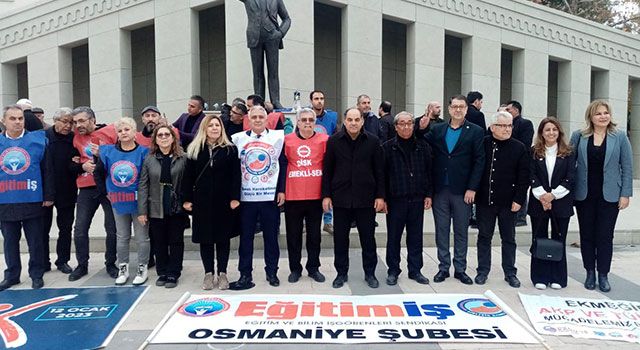 Osmaniye'de Emekliler, Yaşanabilecek maaş isteğinde bulundu