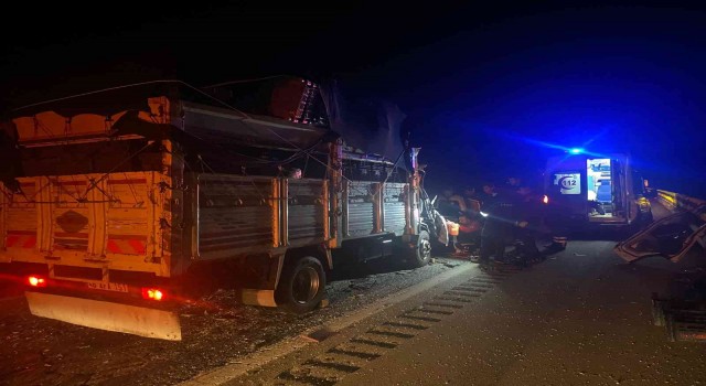 Osmaniyede kamyonet tıra arkadan çarptı: 2 ölü