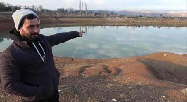 (ÖZEL) Kütahya Demirciören Göletinde kuraklık