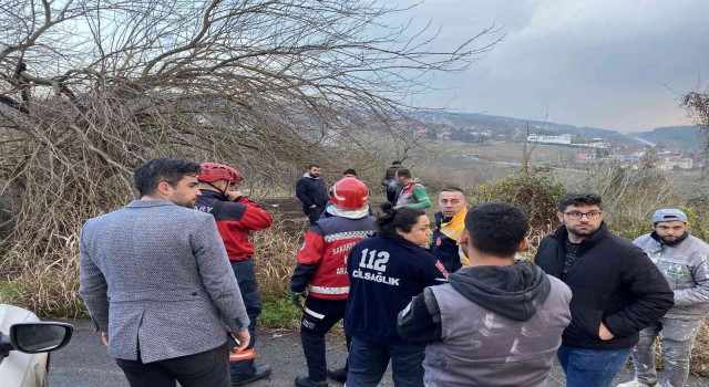 Park halindeki aracın el freni boşaldı, faciadan dönüldü