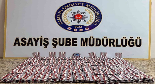 Polisten kaçan araçtan 5 bin 544 adet hap ele geçirildi