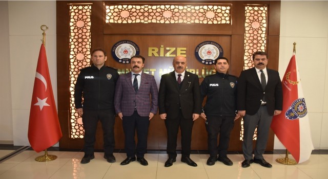 Rizede ayın polisleri ödüllendirildi
