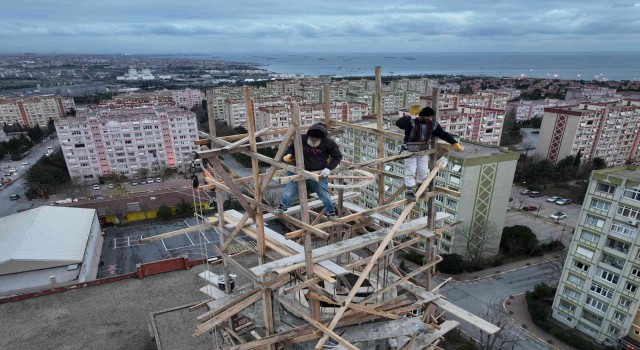 Rizeli minare ustası 57 yaşında 164uncu minaresini yapıyor