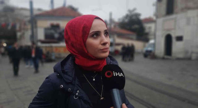 Röportaj yaparken hakarete uğrayan muhabir Meryem Nas konuştu