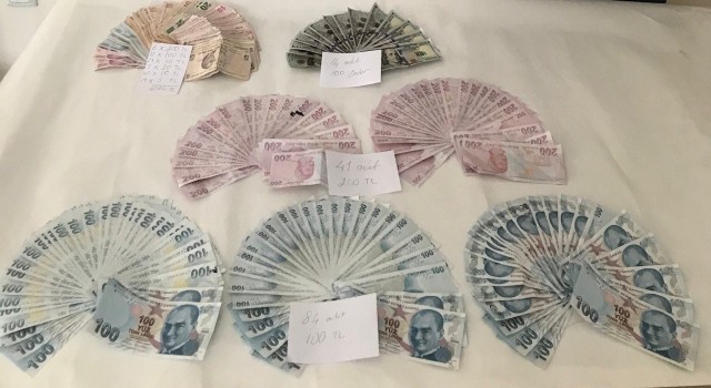 Sahte paraları piyasaya süremeden yakalandı