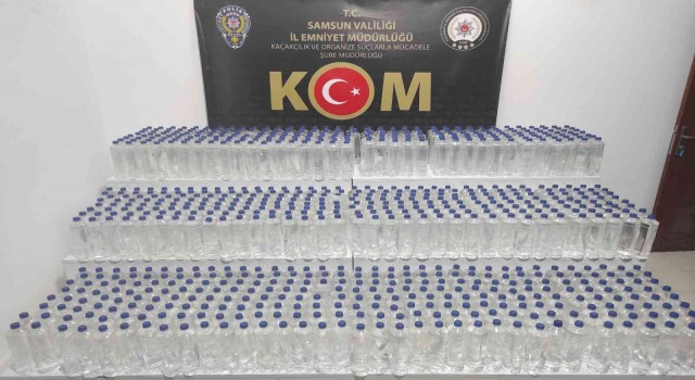 Samsunda 1280 litre etil alkol ele geçirildi