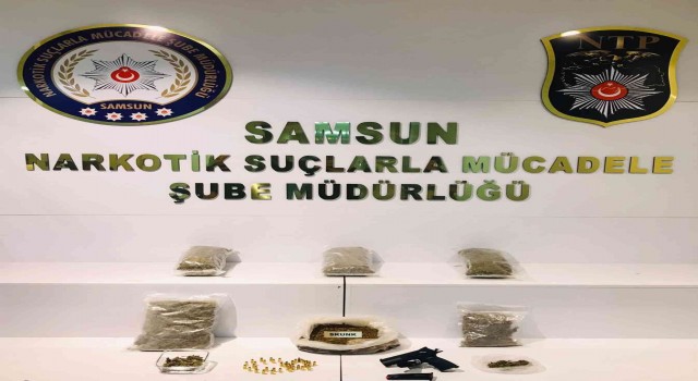 Samsunda 2 kilo 589 gram uyuşturucu ele geçirildi: 1 gözaltı