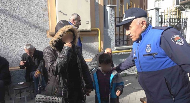 Samsunda dilenci operasyonu