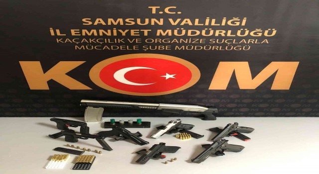 Samsunda silah operasyonu: 2 gözaltı