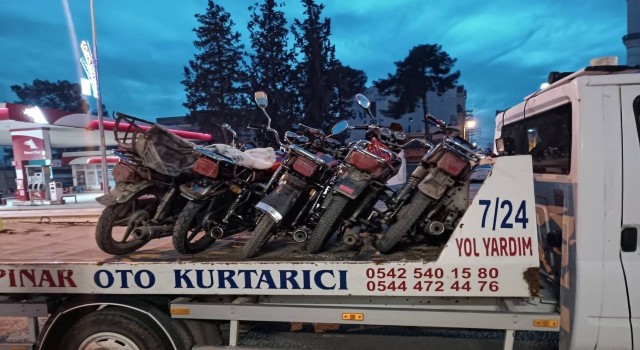 Şanlıurfada motosiklet sürücülerine ceza yağdı