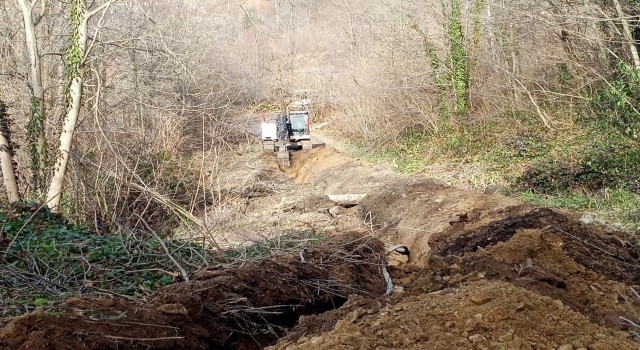 Sapancaya 2 bin 500 metrelik yeni içme suyu hattı
