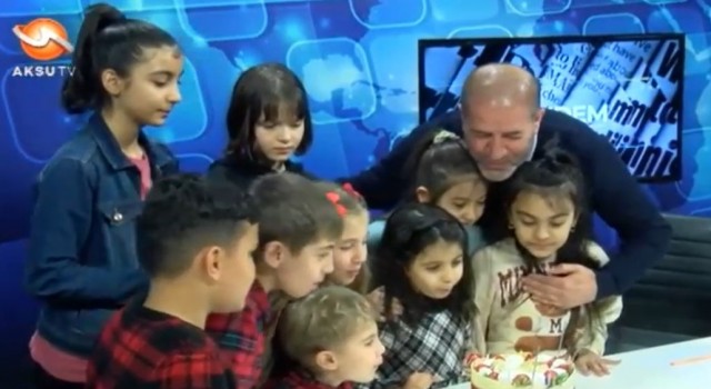 Şehit ve gazi çocuklarından Kervancıoğluna doğum günü sürprizi