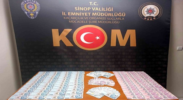 Sinopta 35 bin liralık sahte para operasyonu