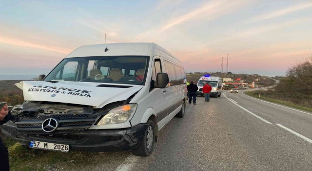 Sinopta trafik kazası: 1 yaralı