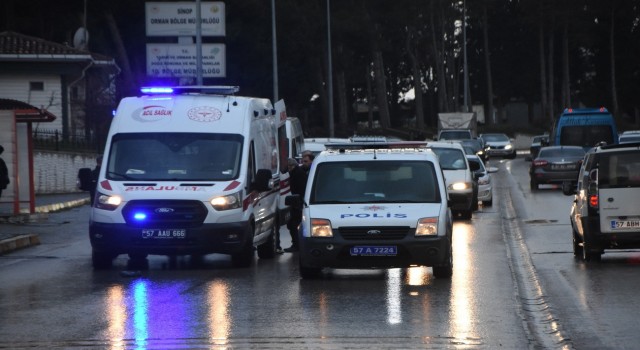 Sinopta trafik kazası: 1 yaralı