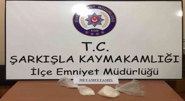 Sivasta 202 gram metamfetamin ele geçirildi