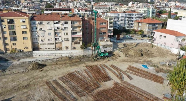 Söke Otoparkının yapımı tüm hızıyla devam ediyor