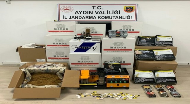 Sökede kaçak tütün operasyonu