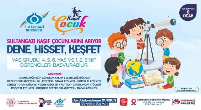 Sultangazi Belediyesinden “Kâşif Çocuk”  projesi hayata geçirildi