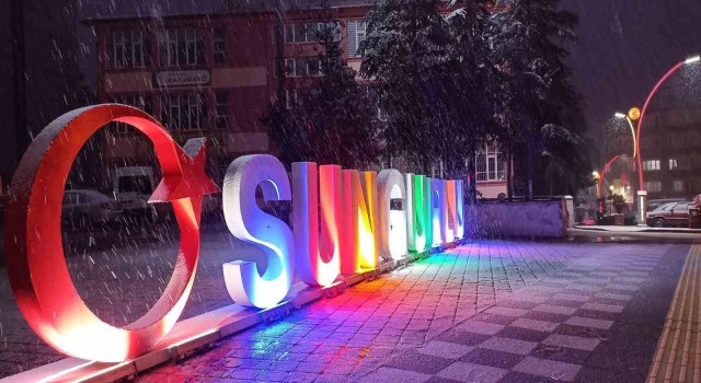 Sungurlu yeni güne karla uyandı