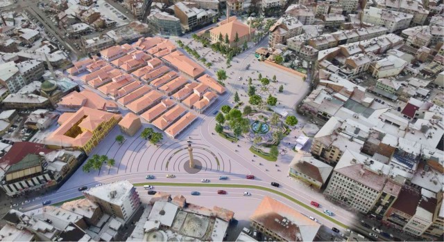 Tarihi meydan projesi için DOKAPtan 6 milyon 750 bin TL hibe