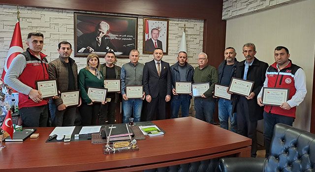 Tarım ve Orman İl Müdürlüğü'nde Başarılı personel ödüllendirildi