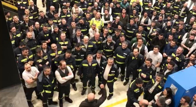 TÜPRAŞta iş yavaşlatma eylemi başladı