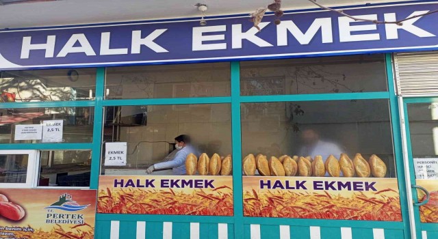 Türkiyenin en ucuz halk ekmeği Pertekte
