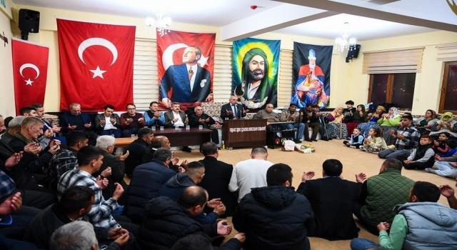 Uşak protokolü cem törenine katıldı