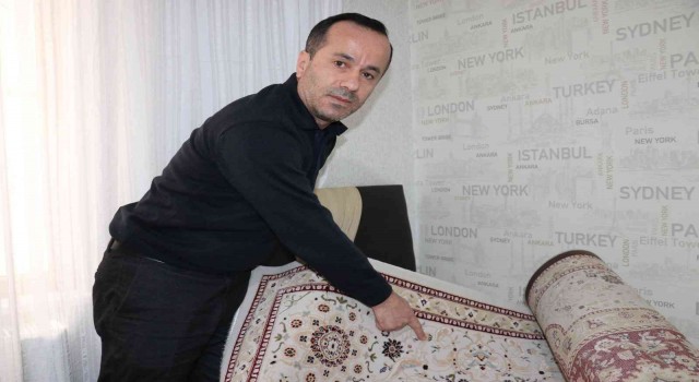 Üzerinde Arapça Allah yazısı bulunduğu iddia edilen halıyı üreten firmaya tepki