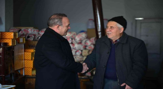 Vali Hüseyin Öner, esnaf ziyaretlerine devam ediyor