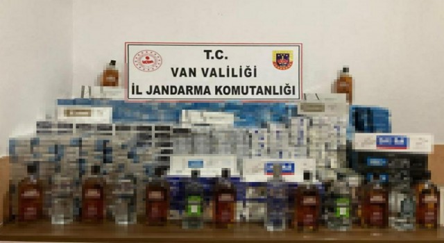 Vanda çok sayıda gümrük kaçağı malzeme ele geçirildi
