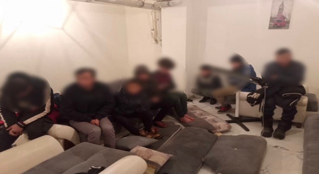 Vanda ‘şok ev operasyonu: 8 düzensiz göçmen yakalandı