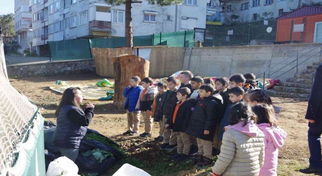 Yalovada çocuklar doğayı eğlenerek öğreniyor