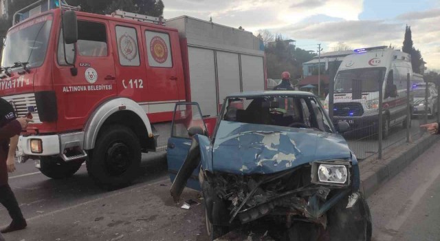 Yalovada trafik kazası: 1 yaralı